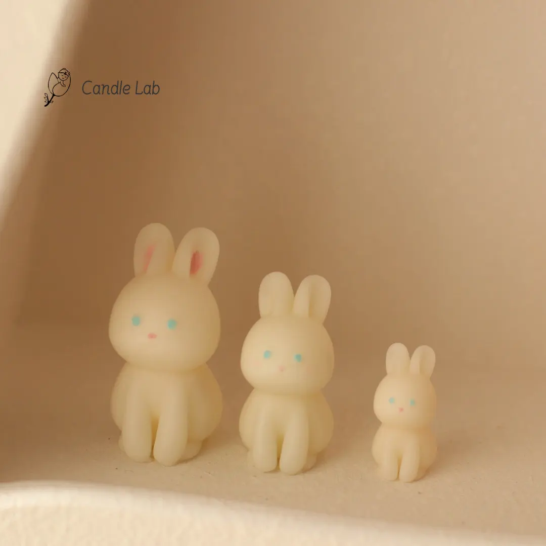 

Модная силиконовая форма в виде кролика для украшения дома