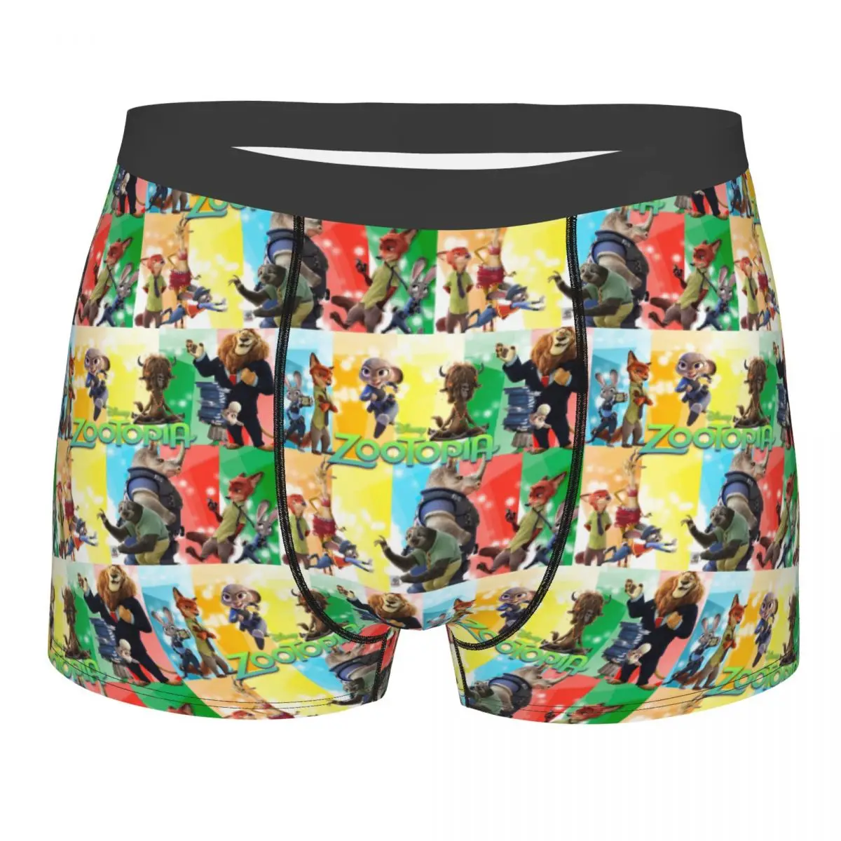 

Male Cool Disney Zootopia Underwear American Animation Film Boxer Briefs Stretch Shorts Panties Underpants