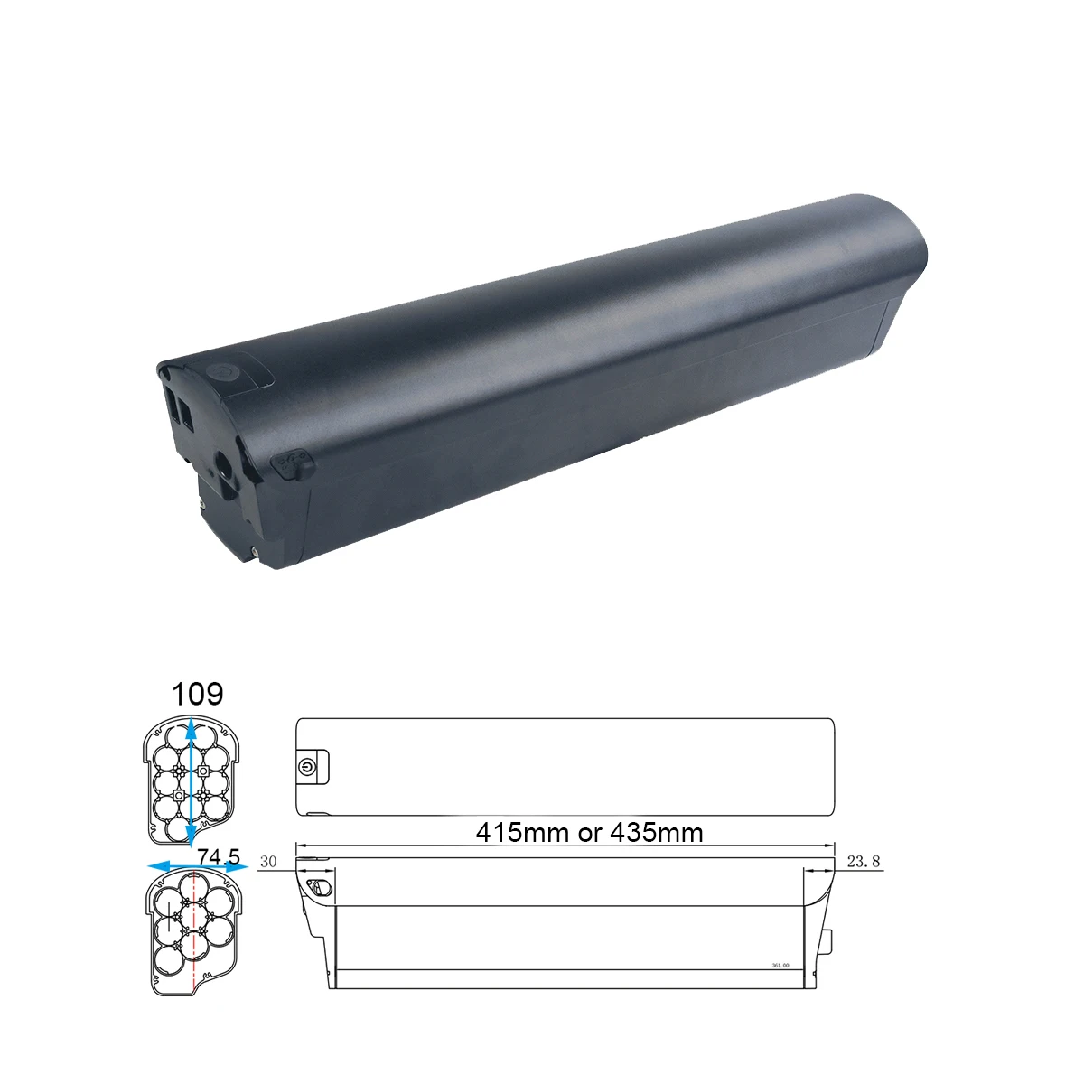 Engwe P26 36V 48V Integrato 10.4Ah 13Ah 14.5Ah 17.5Ah Per Eskute Netuno 2022 Polluno Pro Samebike Akku Sostituzione