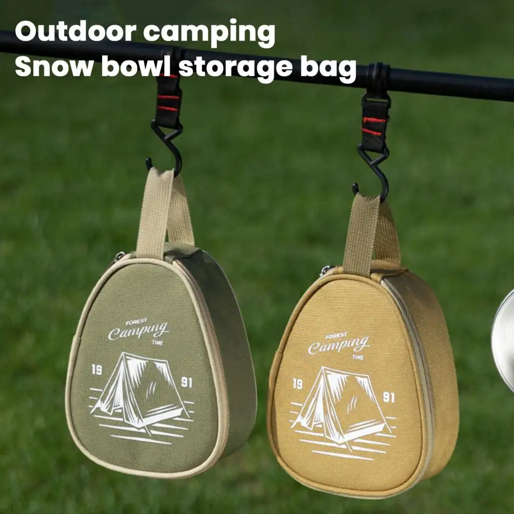 Sierra Cup Tableware Storage Bag Large Capacity Zipper Closure Waterproof Camping Travel Cookware Organizer Bag