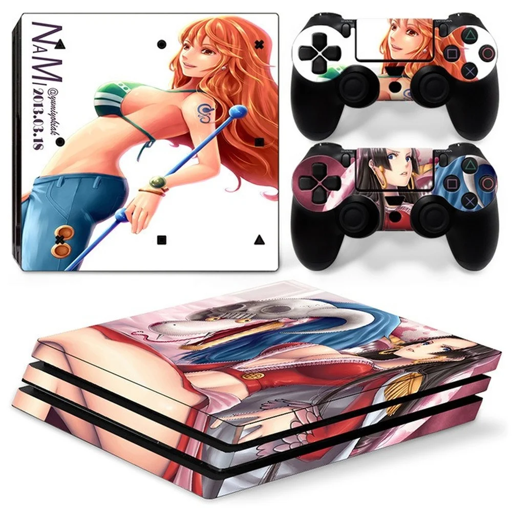 For Ps4 Pro Game Pvc Skin Vinyl Sticker Decal Cover Console Dualsense Controllers Dustproof Protective Sticker