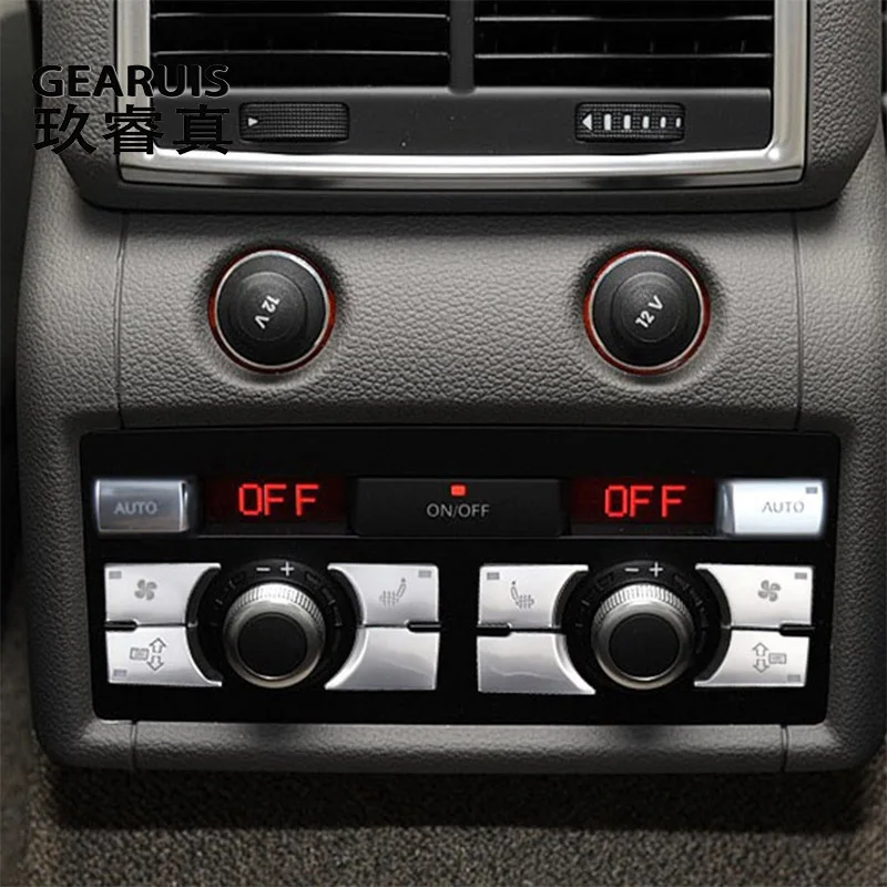 

Задняя рамка вентиляционных отверстий для кондиционера, внутренняя отделка для Audi Q7 4l 2005-2009, автомобильный Стайлинг, аксессуары для интерьера