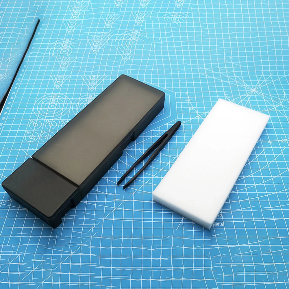 물 데칼 스티커 데칼 작동 상자, 트위저 모델 공예 취미 DIY 모델링 도구 데칼 스티커, 보습 상자