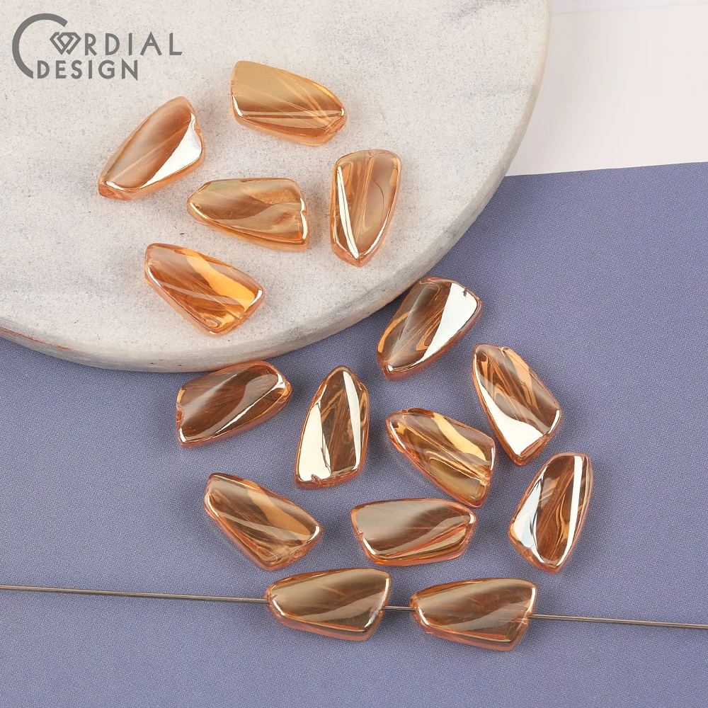 Cordial Design 9*16MM 300pcs Beads Making/Irregular Shape/DIY Glass Bead/Aurora Effect/Hand Made/Jewelry Findings & Components 23 Cordial Design 9*16MM 300pcs Beads Making/Irregular Shape/DIY Glass Bead/Aurora Effect/Hand Made/Jewelry Findings & Components - cordial