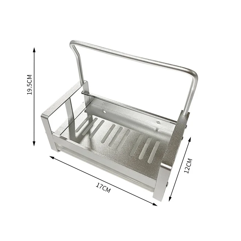 1PCS NEW Sponge Holder Kitchen Sink Caddy Rack Stand Cleaning Brush Soap Organizer Storage Rack with Drain Tray Storage rack