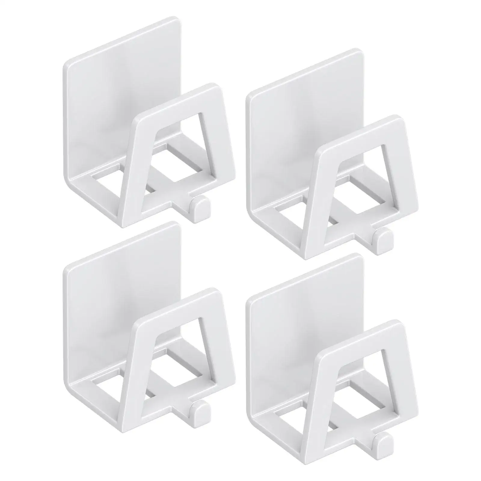 4 Pieces Pot Lid Holder Stable Wall Mounted Space Saving Pan Cover Racks for Kitchen Restaurant Pantry Chopping Board Plates