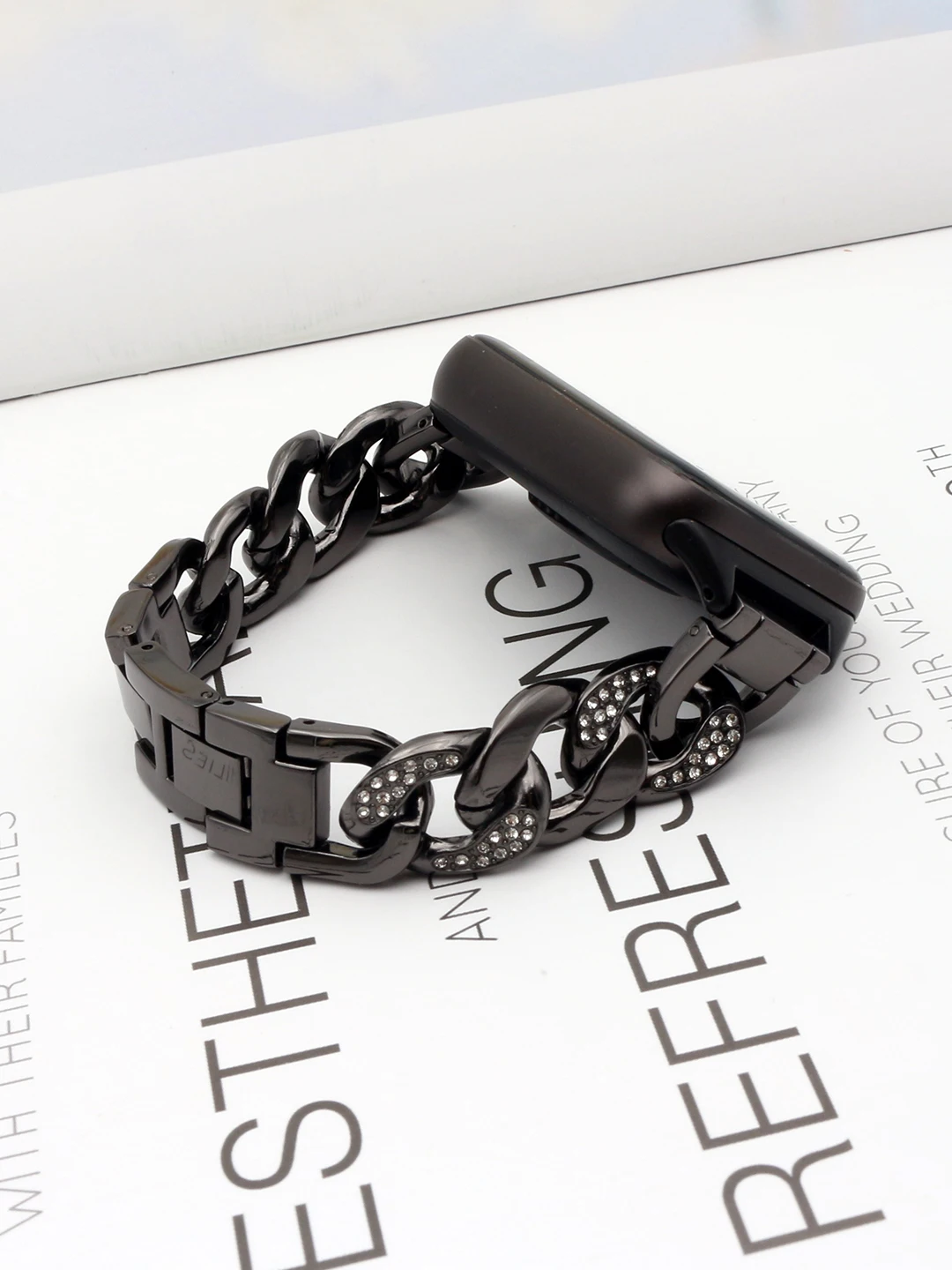 Elegant Adjustable Jewelry Bling Watchband Bracelet