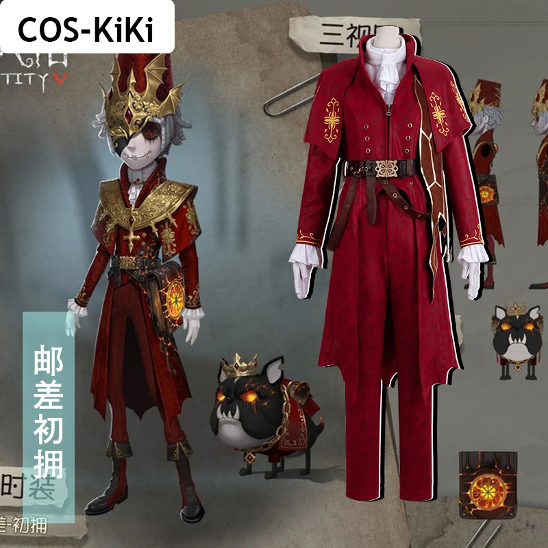 

COS-KiKi Identity V Victor Grantz Postman Initial Skin Game Suit Gorgeous Uniform Cosplay Costume Halloween Party Outfit