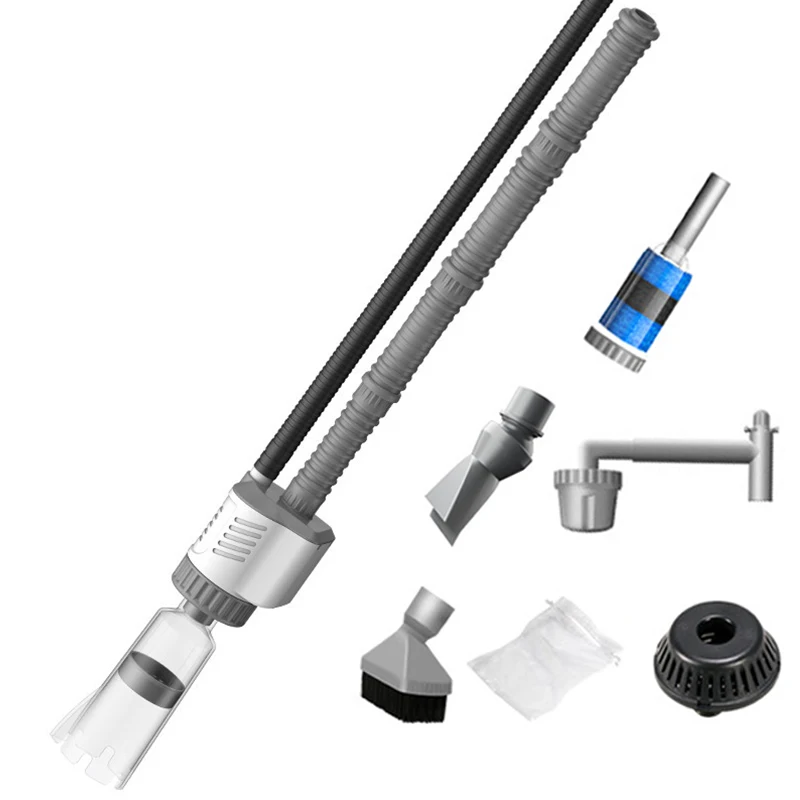 Aquarium water change pump Aquarium Water Change Pump Electric Fish Tank Cleaning Tool Vacuum Water Changer Gravel Cleaner Siphon Filter Pump 30W 220v