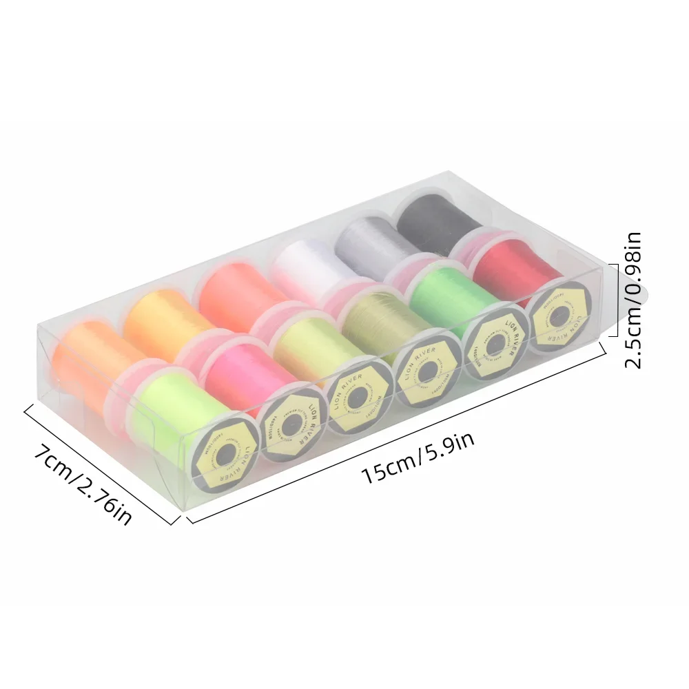 Fontaine RIPNDIP V1 V2 新品未開封 Vampfly 12pcs/box 140D Twisted Fly Tying Threads Nylon Floss