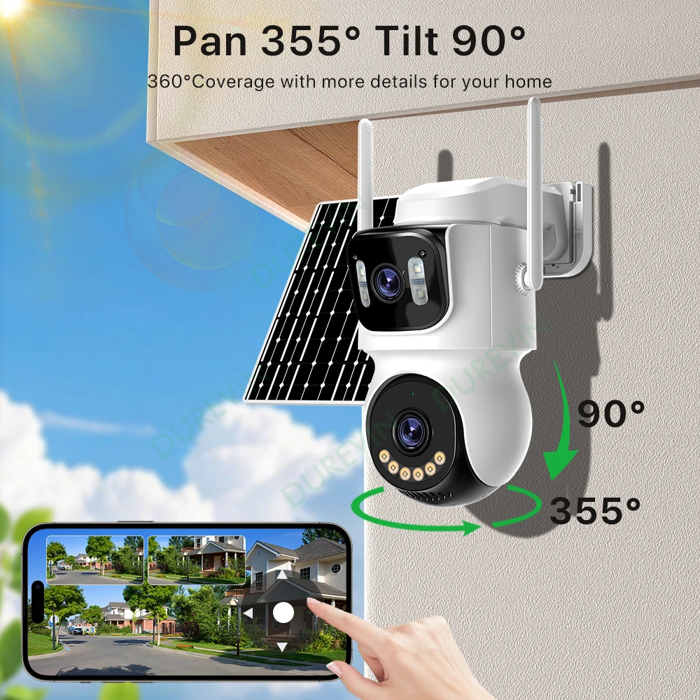 4G SIM ¾籤 ī޶ 24/7 ȭ ߿ 3 ȭ AOV 10X  ī޶  ͸  ڵ  ī޶ iCSee