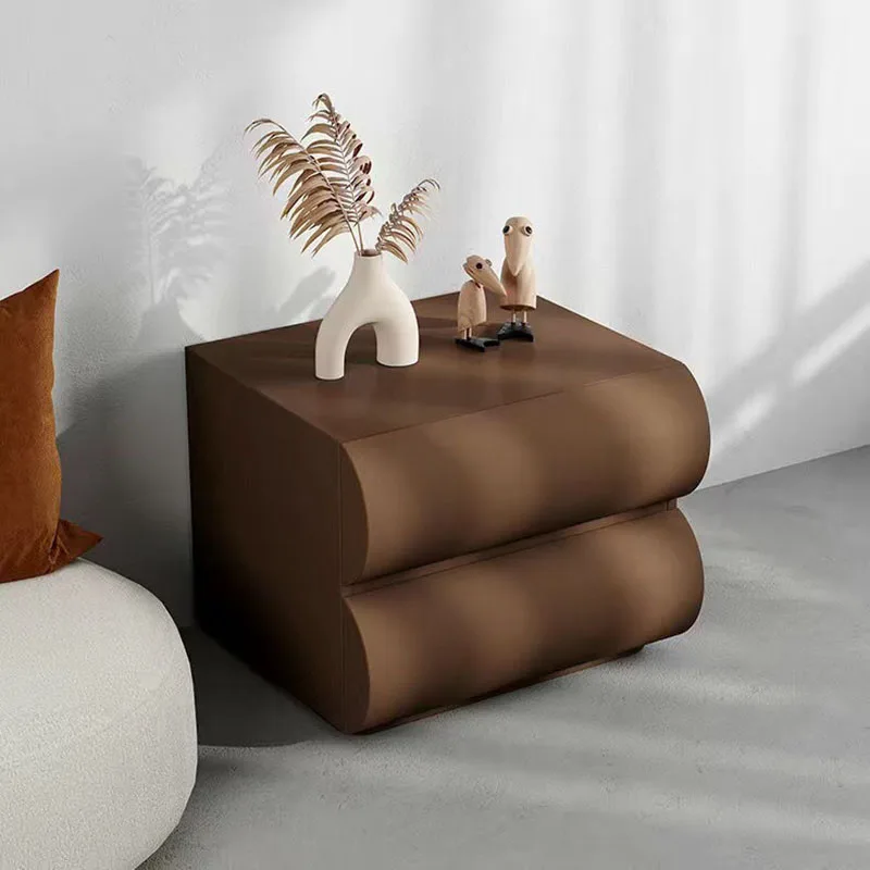 

Luxury Italian Nightstands Living Room Modern Bedside Shelf Minimalist Office Night Stands Drawers Nachttisch Beds Furniture