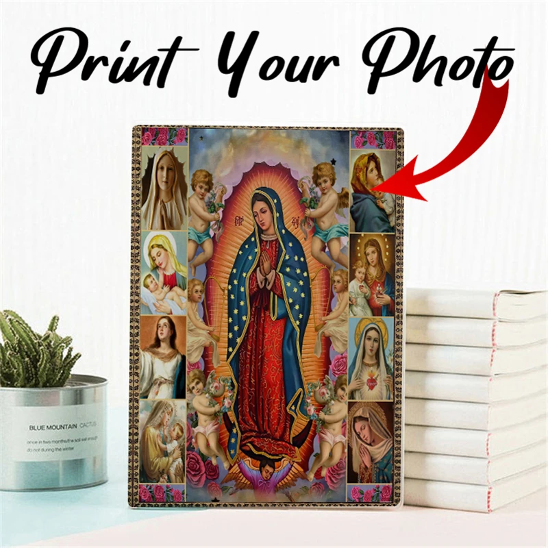 

Пользовательский журнал с фотографиями, дневник с надписью «Наша леди Гуадалупе», ежедневный блокнот, школьные и офисные принадлежности, канцелярские принадлежности