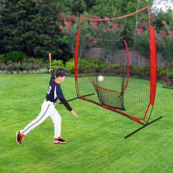 Baseball Softball Hitting Pitching Net Baseball Backstop Practice Net for Pitching Batting Catching Indoor Outdoor with CarryBag 4