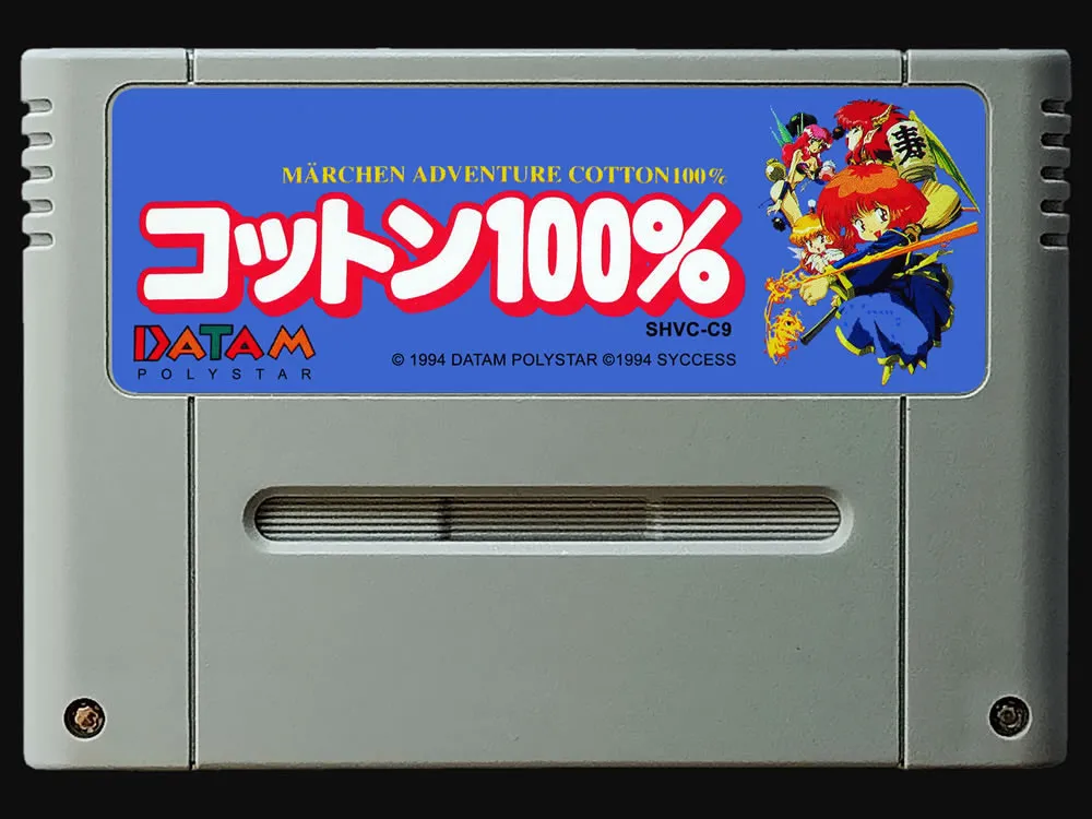 

16-битные игры ** хлопковые Приключения маршена 100% (японская версия NTSC!)