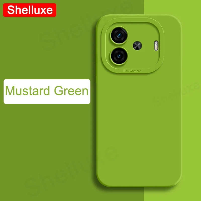 Square Liquid Silicone Shockproof Phone Case - Soft Shelluxe Cover in Bold Design