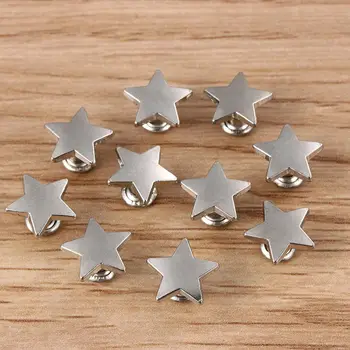 مسامير نجوم لتزيين السراويل ، الملابس اليدوية ، زر قماش سكرابوكينغ ، 10 مجموعات ، 20 4