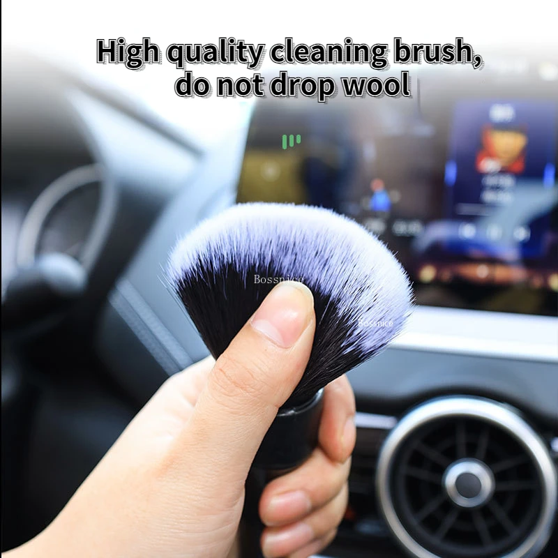 

Ultra-Soft Detailing Brush Super Soft Auto Interior Detail Brush Cleaning Brush Interior Electrostatic Dust Remove Tools