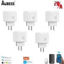 

16/20A EU Smart Wifi Power Plug Smart Home Wifi Wireless Socket Outlet Works With Alexa Google Home Tuya App Yandex Alice