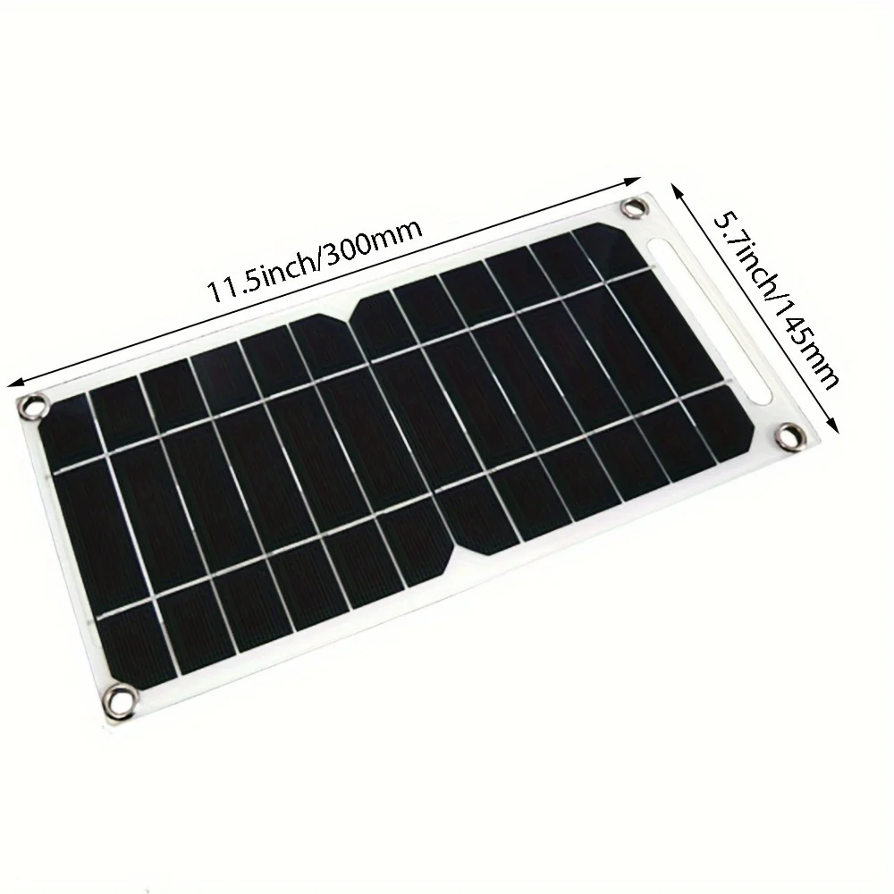 1PC portable 5V solar panel with USB safe and stable charger 2
