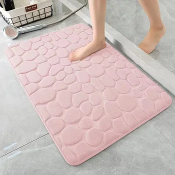 Embossed Cobblestone Bath Mat 1