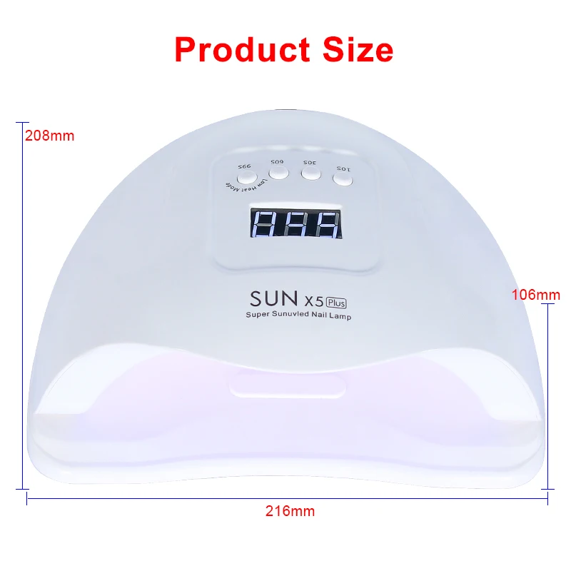 Poly Nail Gel Kit with UV LED Lamp and Gel Nail Polish Set