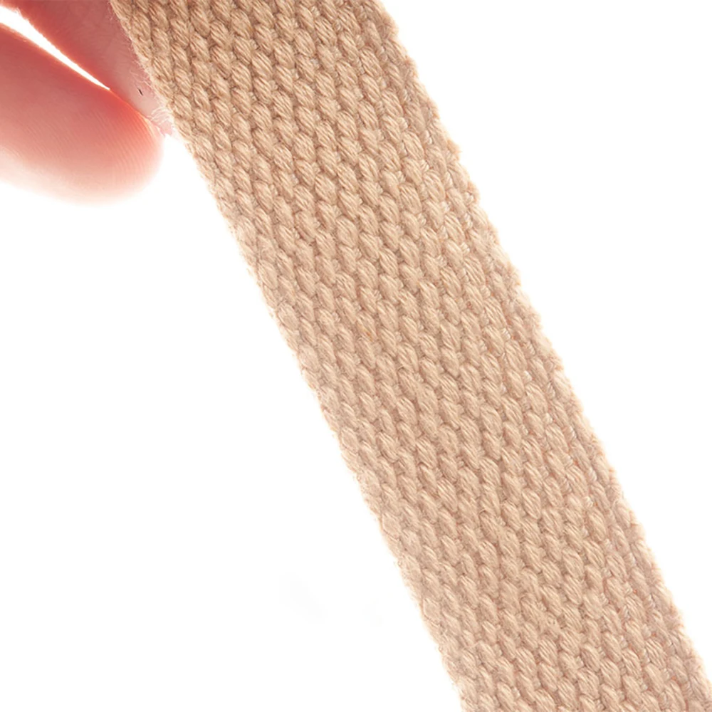 Chainho,Solid Color Backpack Strap,Polyester/Cotton Canvas Webbings,High Tenacity,Handmade DIY Material,5 Yards,Width 20mm,25ZD4