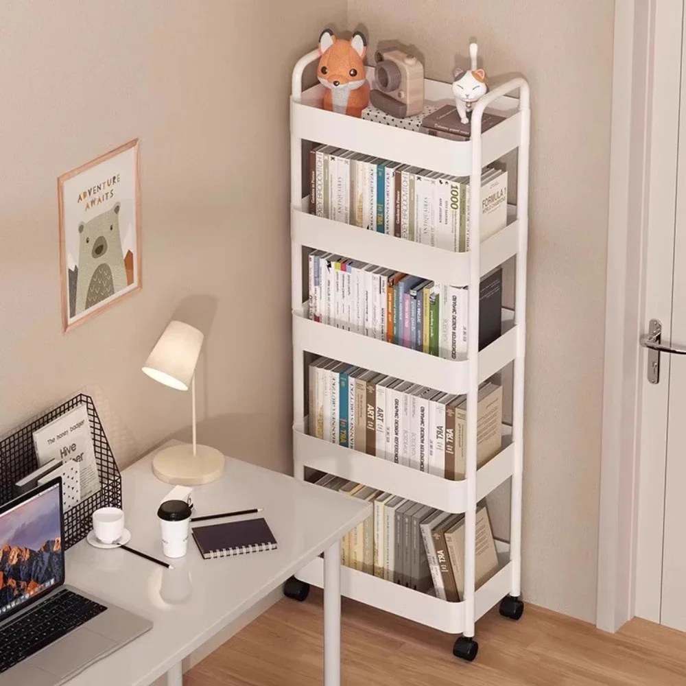 Kitchen Trolley Organizer Rack Bedroom Bedhead Multi-Storey Baby Articles Storage Cart
