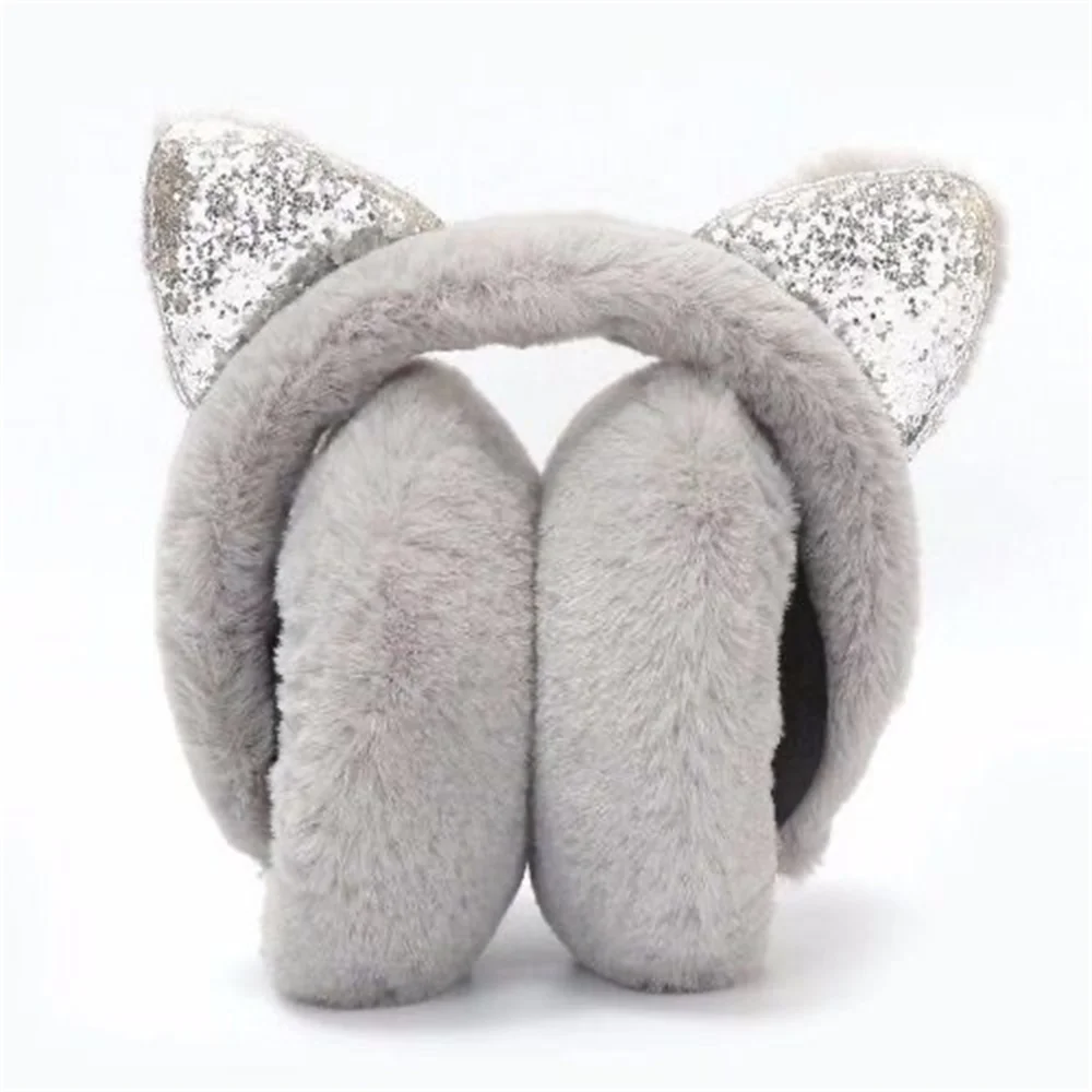 Solid Soft Plush Ear Keep Warmer Winter Earmuffs for Women Men Fashion Outdoor Earflap Protection Ear-Muffs Ear Cover