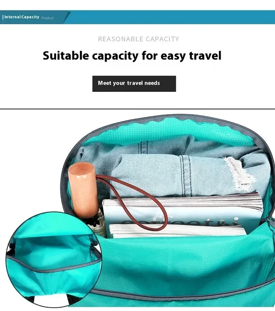 Ultralight Folding Bag Men Women Waterproof High-volume Portable Backpack Lightweight Travel Bags Outdoor Sports Daypack 6