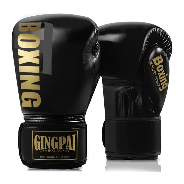6-12oz Boxing gloves for adults children men Sanda professional women Muay Thai teenagers beginners boxing training equipment 4