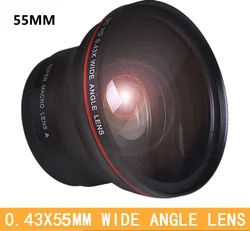 Professional HD 0.43x Wide Angle Macro Camera Lens (1x55MM)