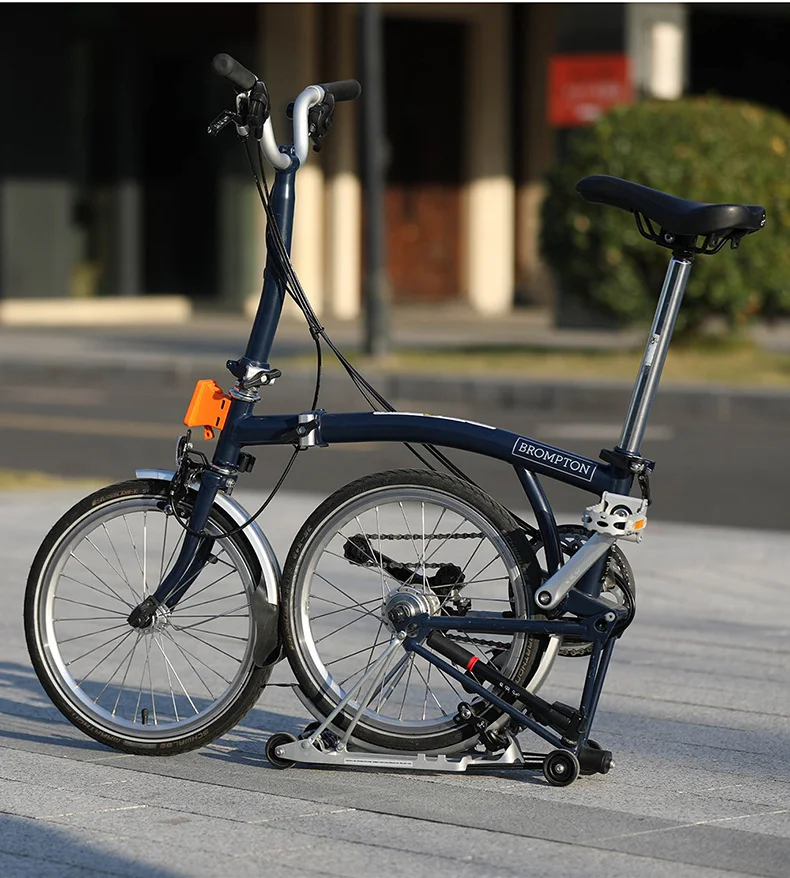 Fahrrad-Vorderradträger-Adapterblock mit Schraubenzubehör, faltbarer Fahrrad-Vorderradträger für Brompton-Falträder – Detail 7