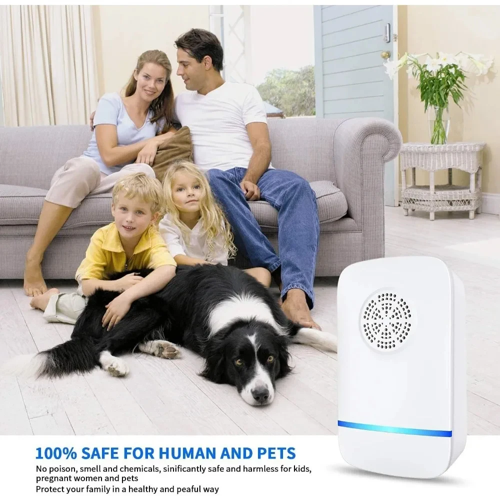 Insects Repeller EU UK US AU Multi-use Ultrasonic Repeller Electronic Control Repel Mouse Bed Bugs Mosquitoes Roaches