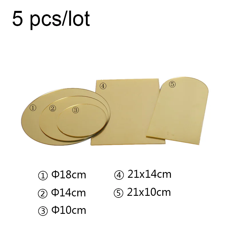 Gold 5pcs