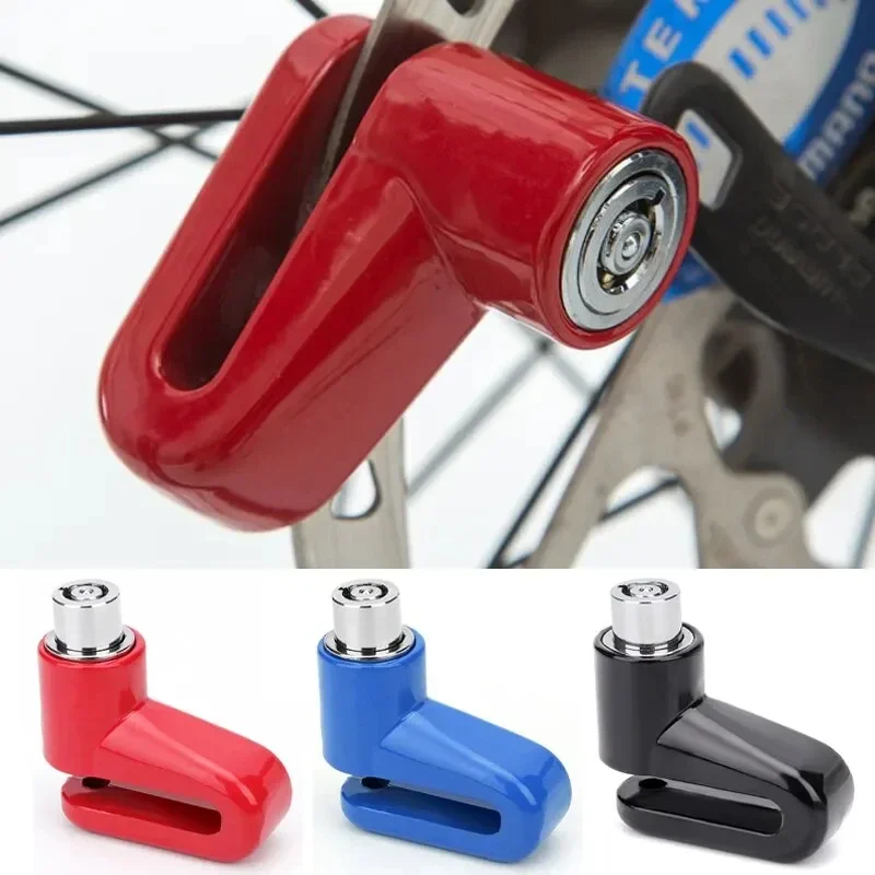 Anti-Theft Motorcycle Disc Brake Lock, Safety Wheel Lock for Mountain and Road Bikes, Includes 2 Keys