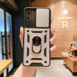 Shockproof Push - Pull Camera Protection Phone Case for VIVO V21 5G (Silver)