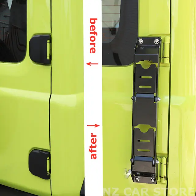 235501-376686.jpg سلم الباب الخلفي لسوزوكي جيمي JB74 2024 2023 2022 2021 2020 2019 طوي البوابة الخلفية دواسة سلم الخارجي اكسسوارات السيارات