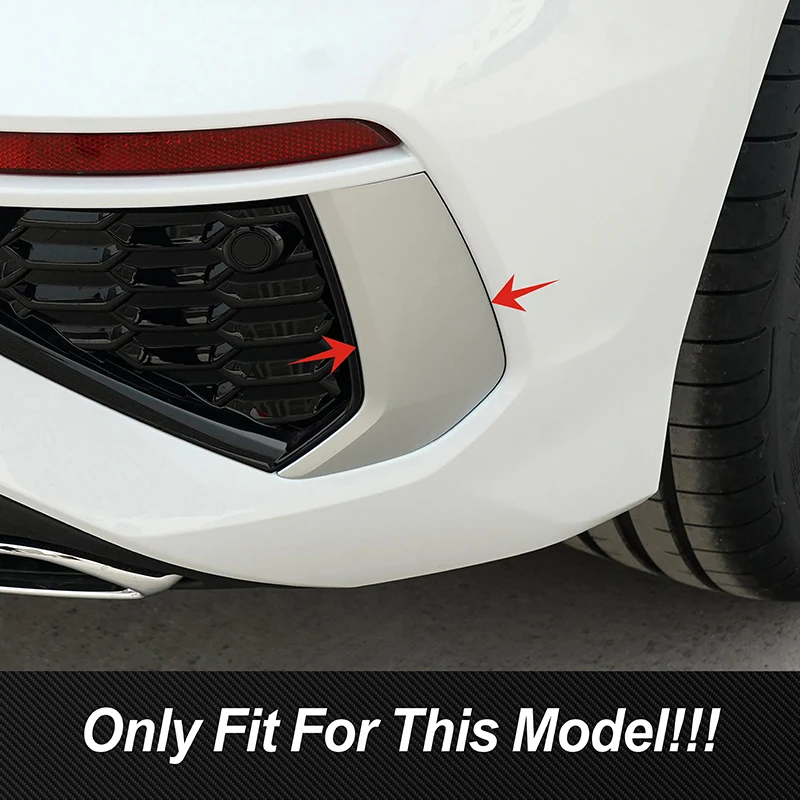 Vordere hintere Stoßstange Nebels chein werfer Rahmen Dekoration Abdeckung  Verkleidung für Audi A3 8y 2015-2017 Auto Styling Außen zubehör - AliExpress