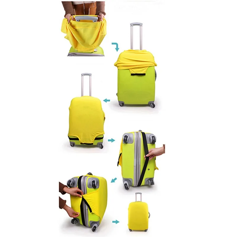 Travel Luggage Covers Protector Luggage Suitcase Protective Cover Stretch Dust Covers For Luggage Supplies Accessories 2025 New - 5