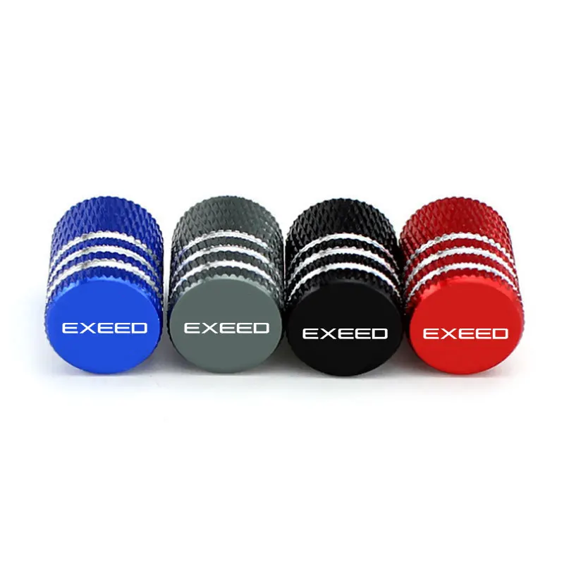

Car Tire Stem Valve Caps Wheel Tire Valve Rim Stem Covers Airdust Waterproof For Chery Exeed RX TX txl rx lx VX Accessories