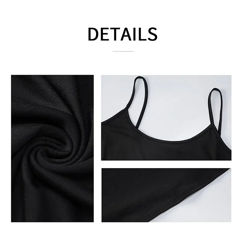 Summer New High Elastic Tight Casual Skirt Sleeveless Sexy Long Suspender Butt Lift Fishtail Dress 6