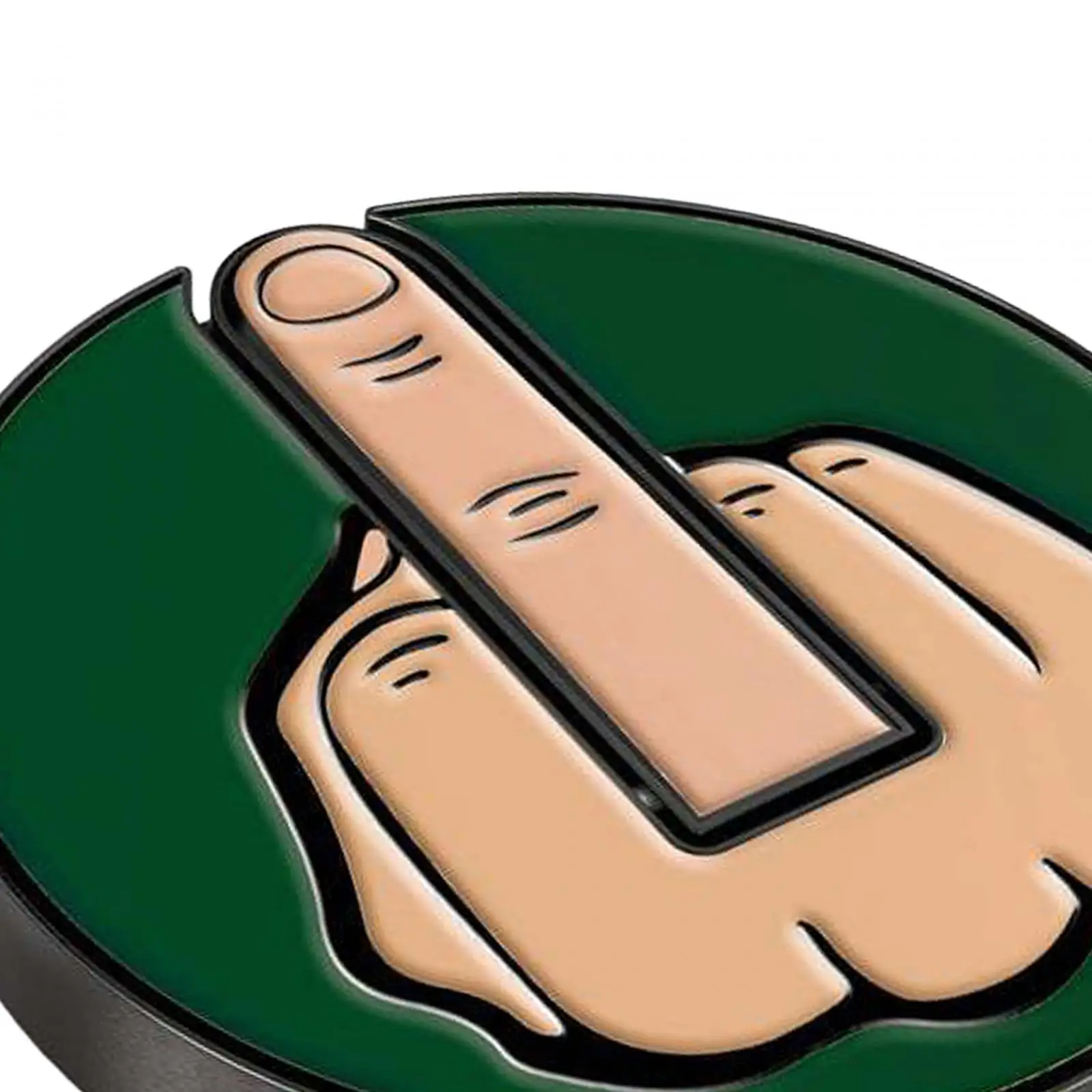 Middle Finger Theme Golf Ball Marker Women Men Colors Durable Great Gift Diameter 2.5cm Lightweight Premium golf ball mark