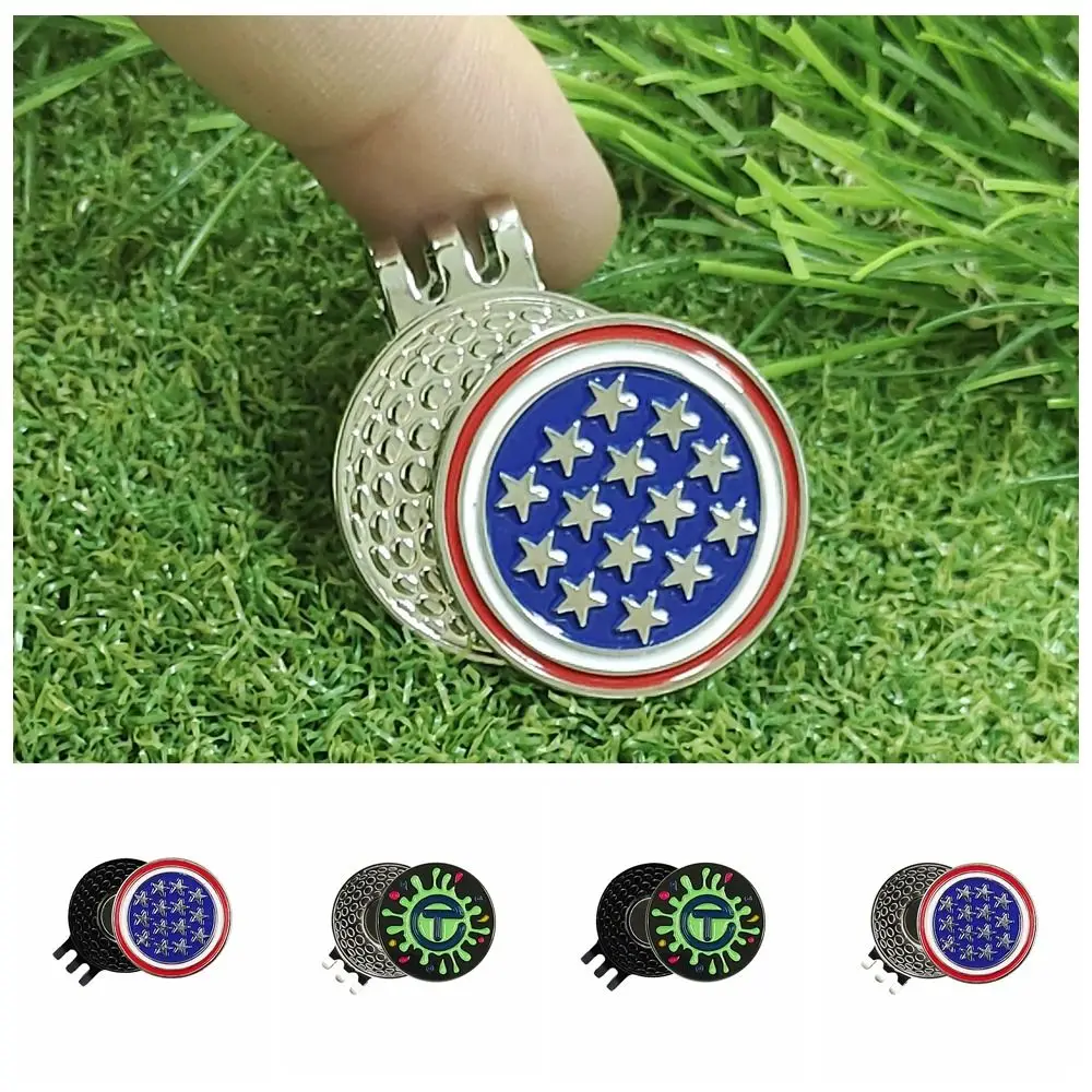 

Magnet Magnetic Golf Marker Marker Metal Golf Hat Clip Multicolor Lightweight Golf Caps Clamp Golf Ball Position