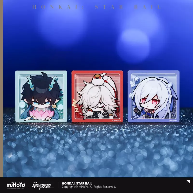 Фото Предпродажа Sunsyea Honkai Star Rail официальный Merch miHoYo оригинальный аутентичный магнит для холодильника PMZLG клинок дан Хэн cafka Jingliu №2