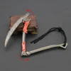 Apex Legends Revenant Heirloom 22cm Dead Man's Curve Game Sickle Swords Japanese  Katana Keychain Metal Weapon Gift Kids Toy 4