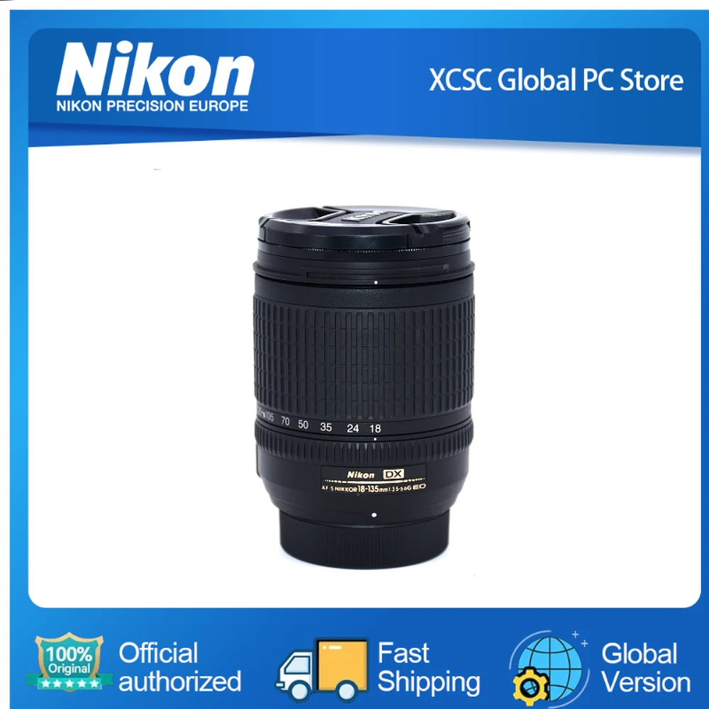 

Nikon 18-135 мм f/3,5-5,6G Φ DX Zoom-Nikkor объектив для цифровой зеркальной камеры Nikon