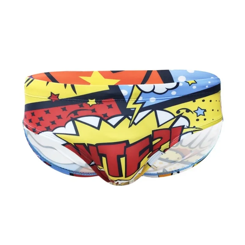 Swim Trunks Men Summer Cartoon Print Quick Dry Beach Shorts