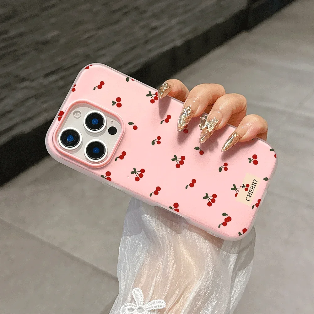 Floral Cherry Blossom Matte Phone Case Cover