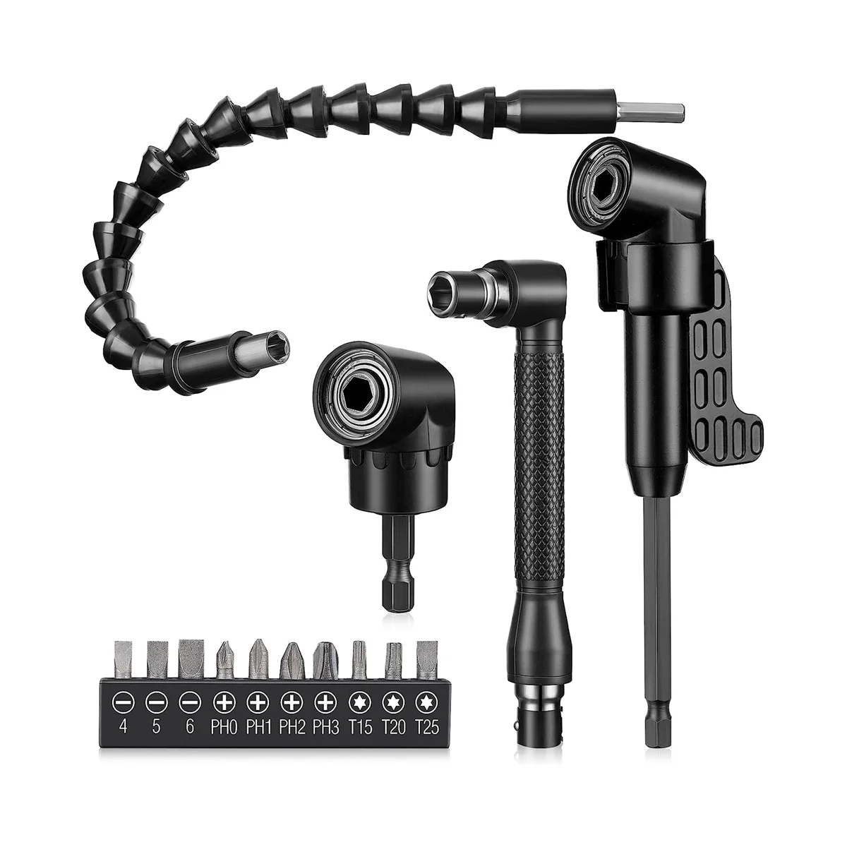 

14 шт., набор гибких шестигранных насадок для дрели, 1/4 дюйма